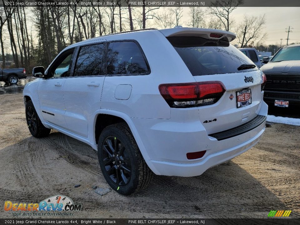 2021 Jeep Grand Cherokee Laredo 4x4 Bright White / Black Photo #6