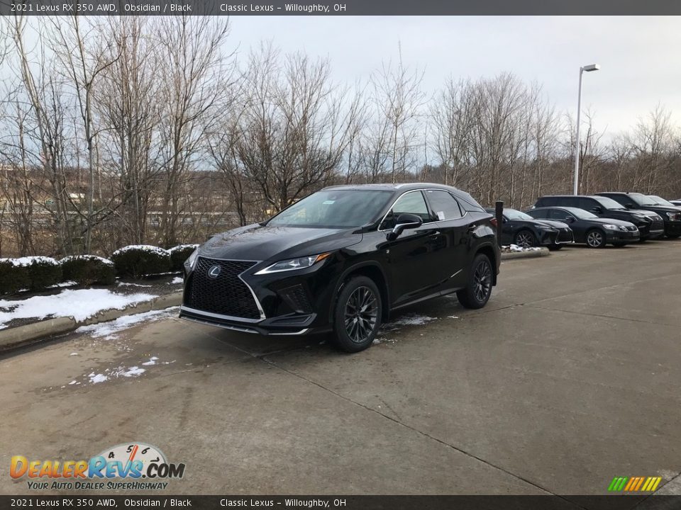 Front 3/4 View of 2021 Lexus RX 350 AWD Photo #1