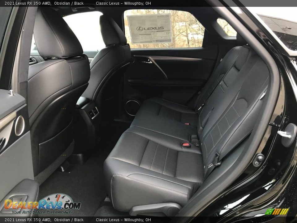 Rear Seat of 2021 Lexus RX 350 AWD Photo #3
