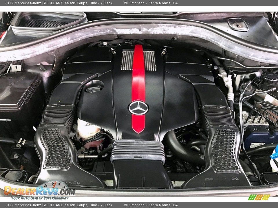 2017 Mercedes-Benz GLE 43 AMG 4Matic Coupe Black / Black Photo #9
