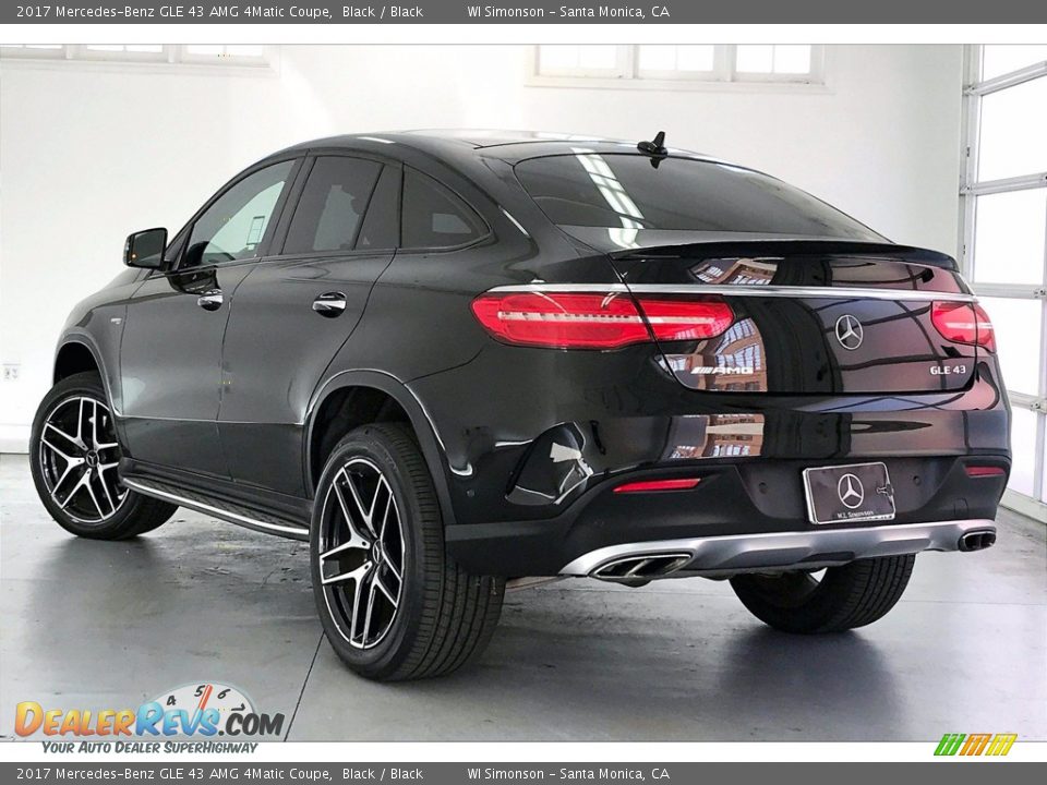 2017 Mercedes-Benz GLE 43 AMG 4Matic Coupe Black / Black Photo #10