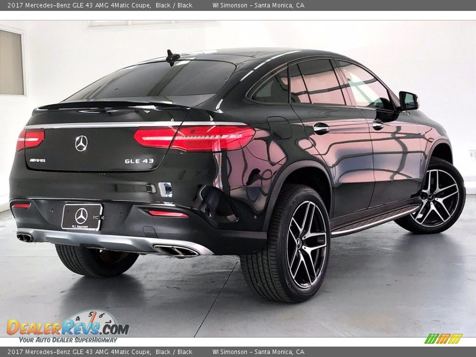 2017 Mercedes-Benz GLE 43 AMG 4Matic Coupe Black / Black Photo #13