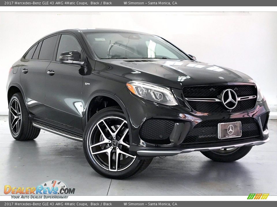 2017 Mercedes-Benz GLE 43 AMG 4Matic Coupe Black / Black Photo #34