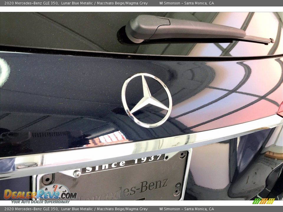 2020 Mercedes-Benz GLE 350 Lunar Blue Metallic / Macchiato Beige/Magma Grey Photo #7