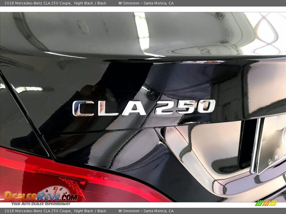 2018 Mercedes-Benz CLA 250 Coupe Night Black / Black Photo #31