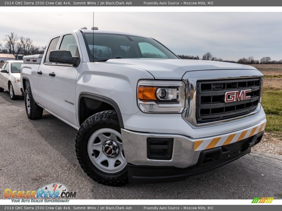 2014 GMC Sierra 1500 Crew Cab 4x4 Summit White / Jet Black/Dark Ash Photo #1