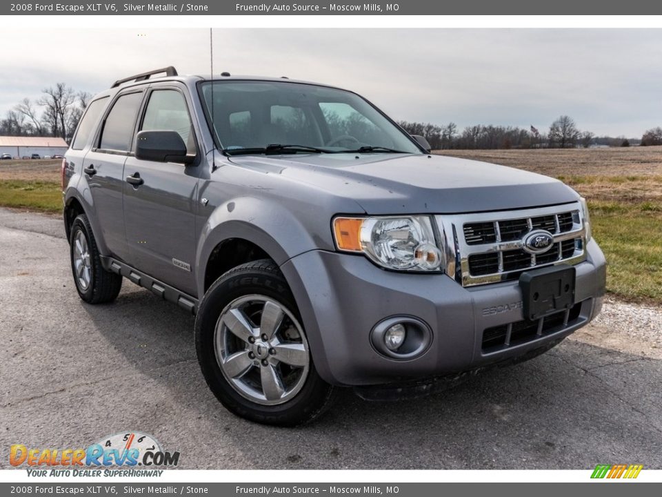 2008 Ford Escape XLT V6 Silver Metallic / Stone Photo #1