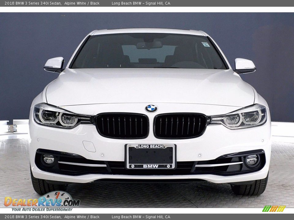 2018 BMW 3 Series 340i Sedan Alpine White / Black Photo #2