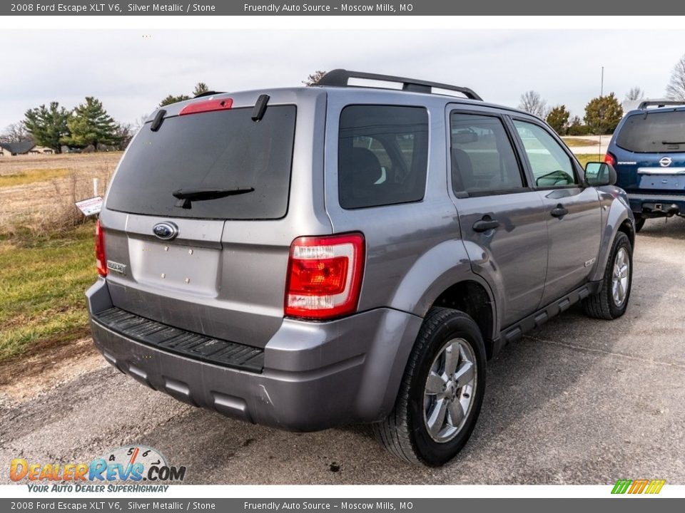 2008 Ford Escape XLT V6 Silver Metallic / Stone Photo #4