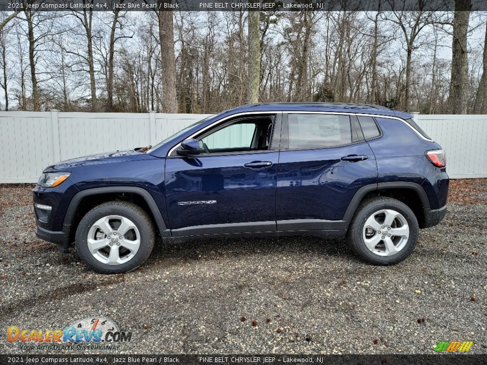 Jazz Blue Pearl 2021 Jeep Compass Latitude 4x4 Photo #4