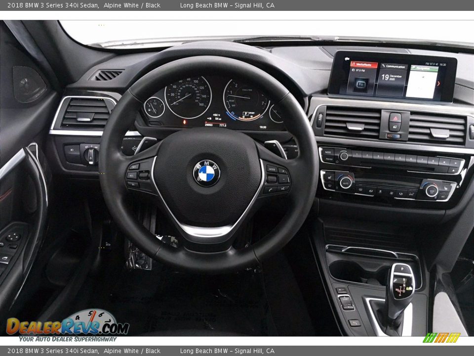 2018 BMW 3 Series 340i Sedan Alpine White / Black Photo #4