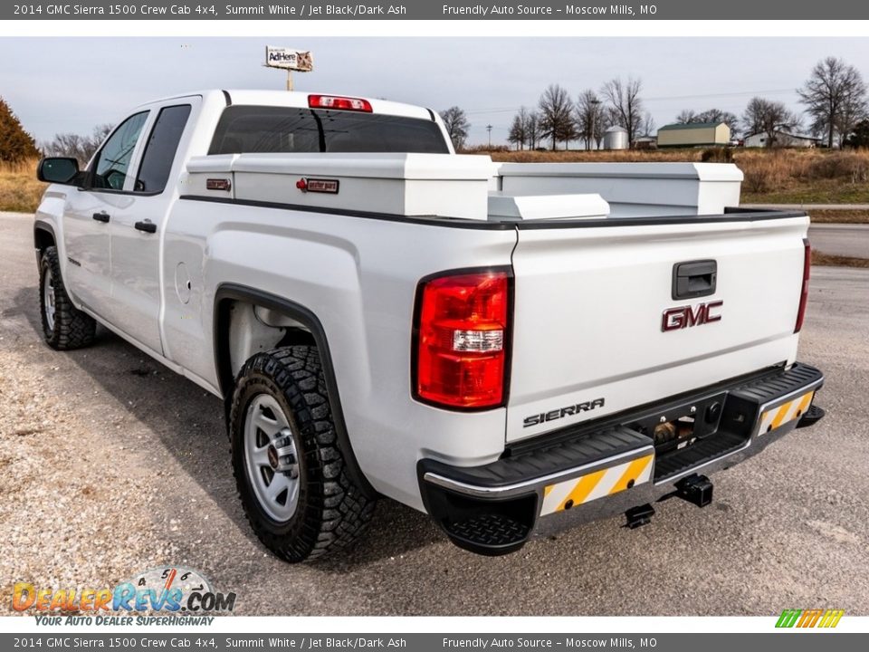 2014 GMC Sierra 1500 Crew Cab 4x4 Summit White / Jet Black/Dark Ash Photo #6