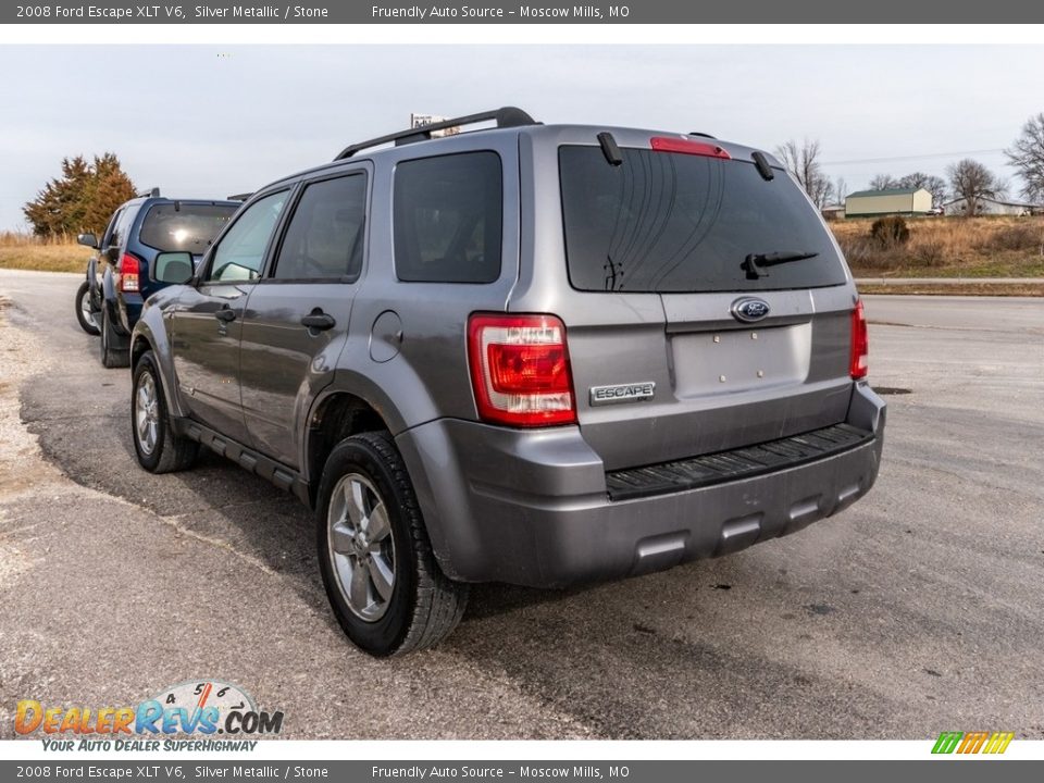 2008 Ford Escape XLT V6 Silver Metallic / Stone Photo #6