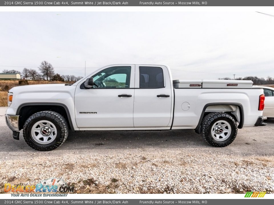 2014 GMC Sierra 1500 Crew Cab 4x4 Summit White / Jet Black/Dark Ash Photo #7