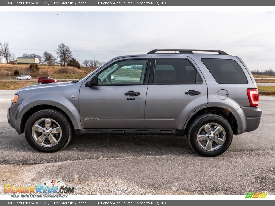 2008 Ford Escape XLT V6 Silver Metallic / Stone Photo #7