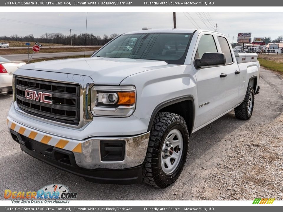 2014 GMC Sierra 1500 Crew Cab 4x4 Summit White / Jet Black/Dark Ash Photo #8