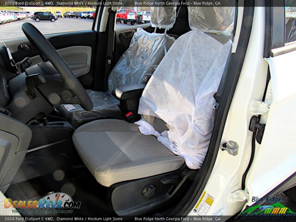 2020 Ford EcoSport S 4WD Diamond White / Medium Light Stone Photo #11