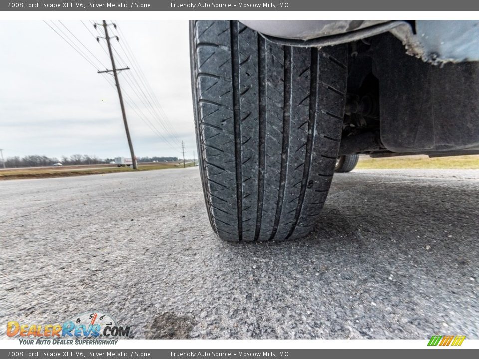 2008 Ford Escape XLT V6 Silver Metallic / Stone Photo #11