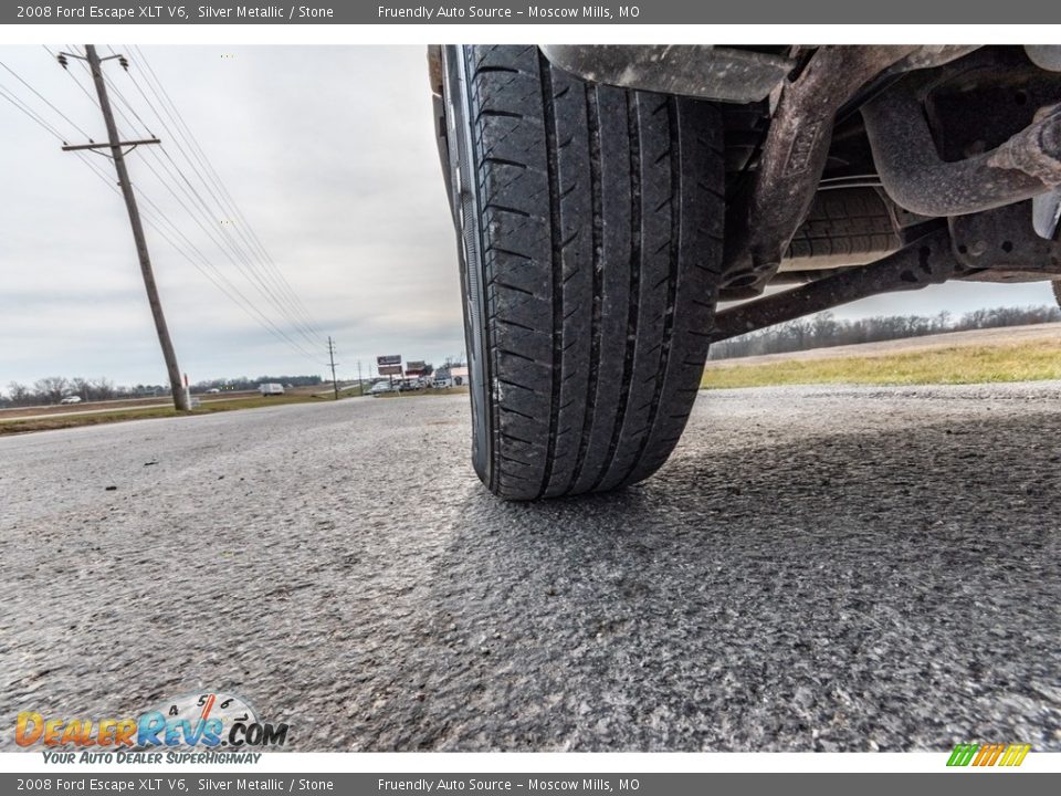 2008 Ford Escape XLT V6 Silver Metallic / Stone Photo #12