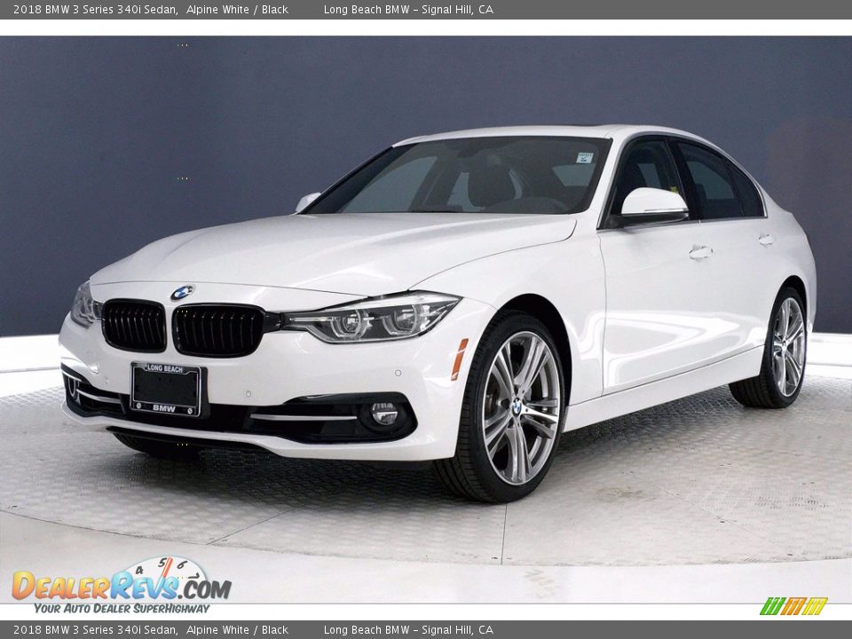 2018 BMW 3 Series 340i Sedan Alpine White / Black Photo #12