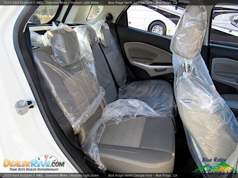 2020 Ford EcoSport S 4WD Diamond White / Medium Light Stone Photo #13