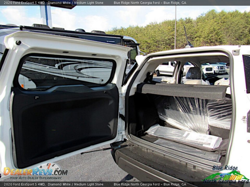 2020 Ford EcoSport S 4WD Diamond White / Medium Light Stone Photo #14