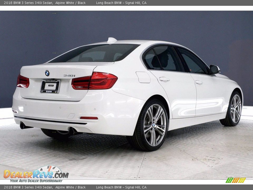 2018 BMW 3 Series 340i Sedan Alpine White / Black Photo #13