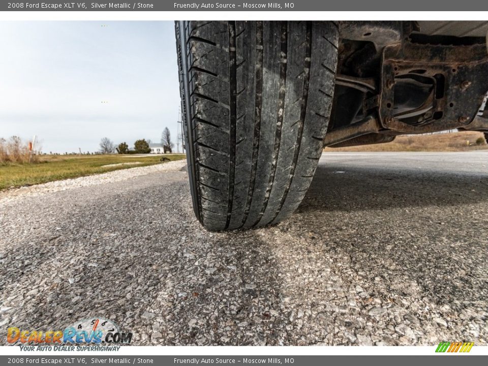 2008 Ford Escape XLT V6 Silver Metallic / Stone Photo #14