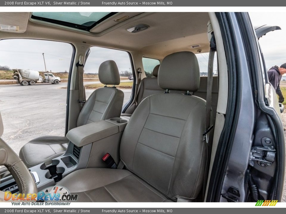 2008 Ford Escape XLT V6 Silver Metallic / Stone Photo #17