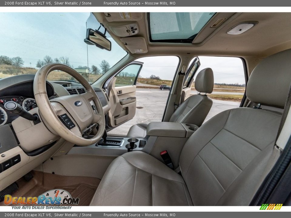 2008 Ford Escape XLT V6 Silver Metallic / Stone Photo #18