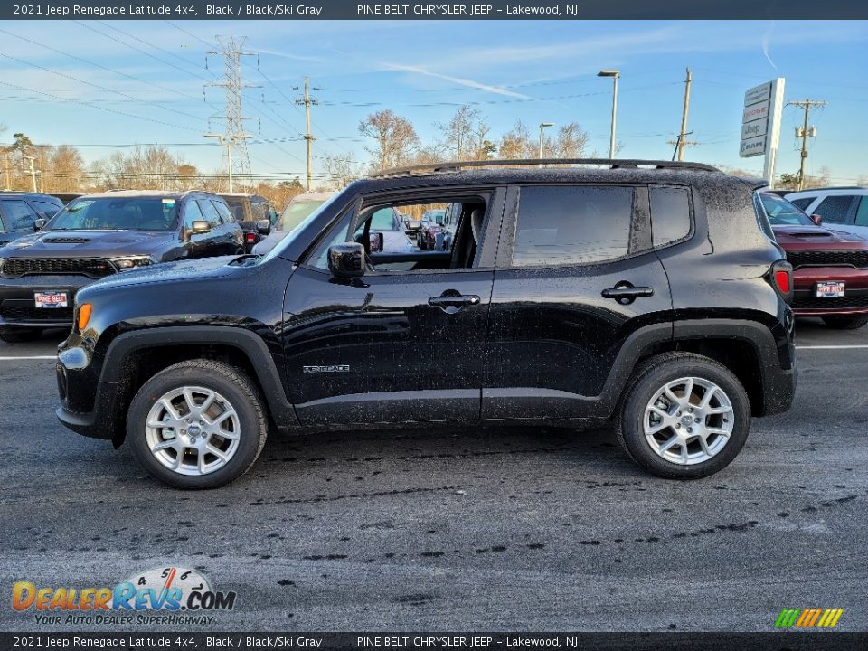 Black 2021 Jeep Renegade Latitude 4x4 Photo #4