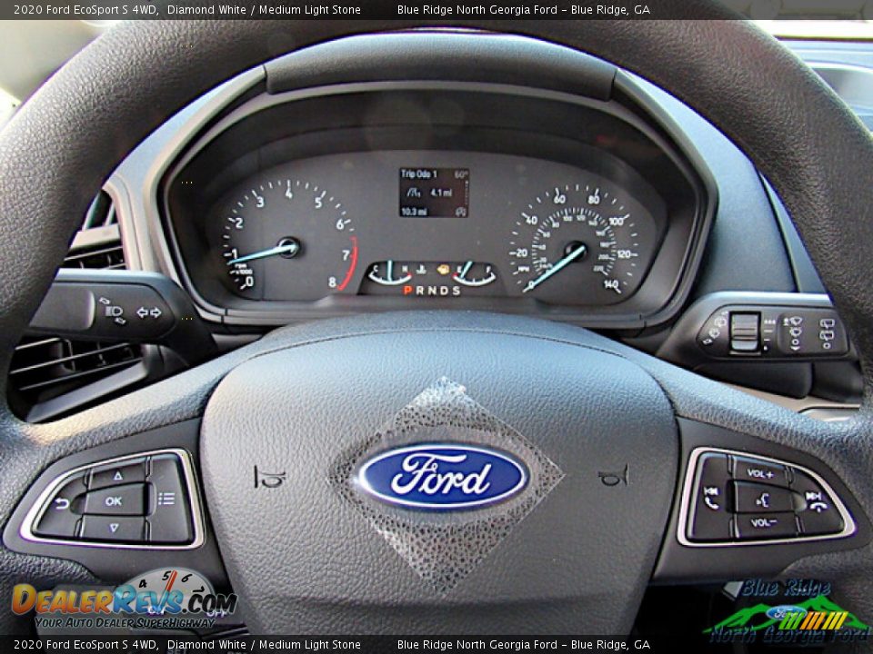 2020 Ford EcoSport S 4WD Diamond White / Medium Light Stone Photo #19