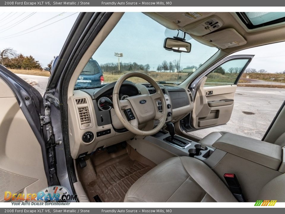 2008 Ford Escape XLT V6 Silver Metallic / Stone Photo #19