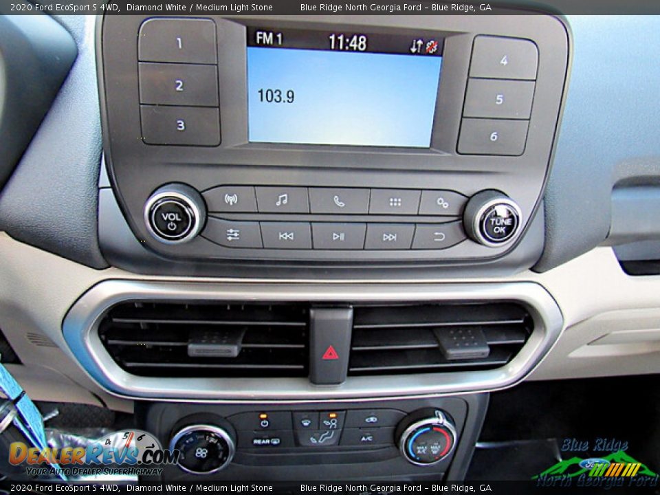 2020 Ford EcoSport S 4WD Diamond White / Medium Light Stone Photo #20