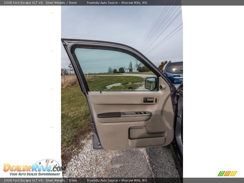 2008 Ford Escape XLT V6 Silver Metallic / Stone Photo #20