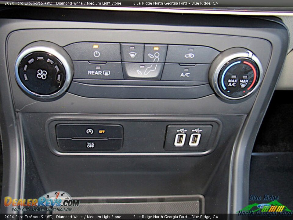2020 Ford EcoSport S 4WD Diamond White / Medium Light Stone Photo #22