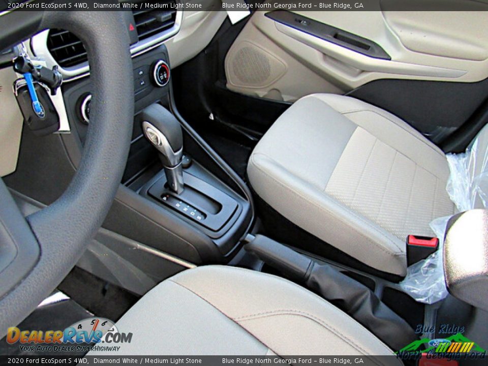2020 Ford EcoSport S 4WD Diamond White / Medium Light Stone Photo #24