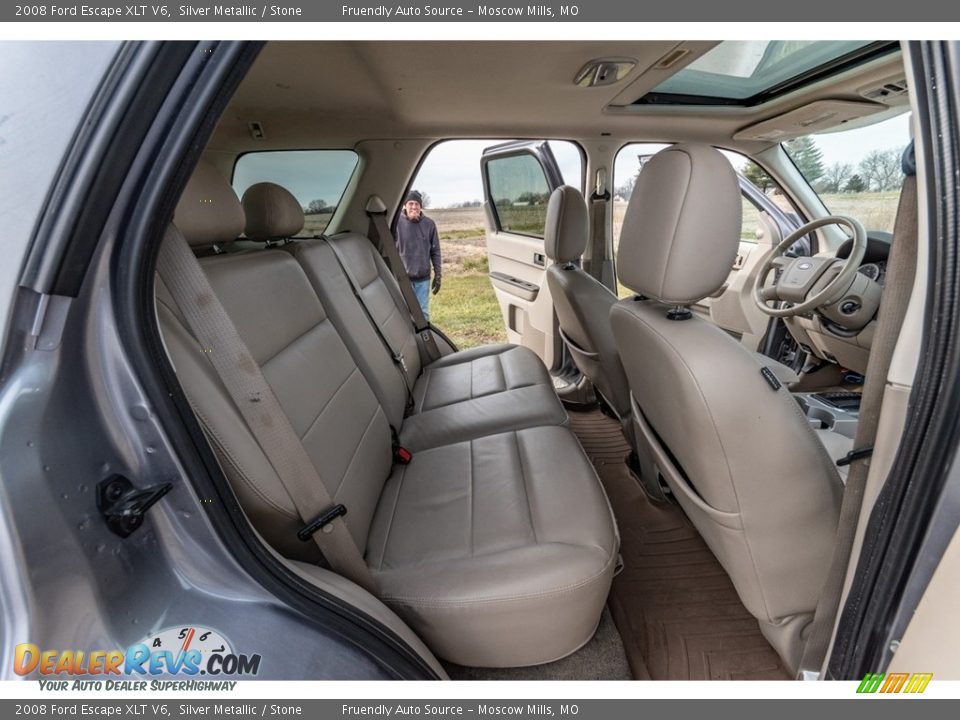 2008 Ford Escape XLT V6 Silver Metallic / Stone Photo #24