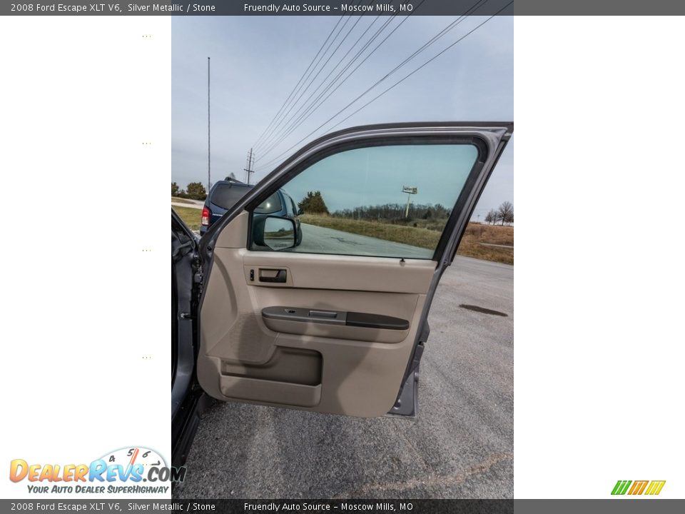 2008 Ford Escape XLT V6 Silver Metallic / Stone Photo #26