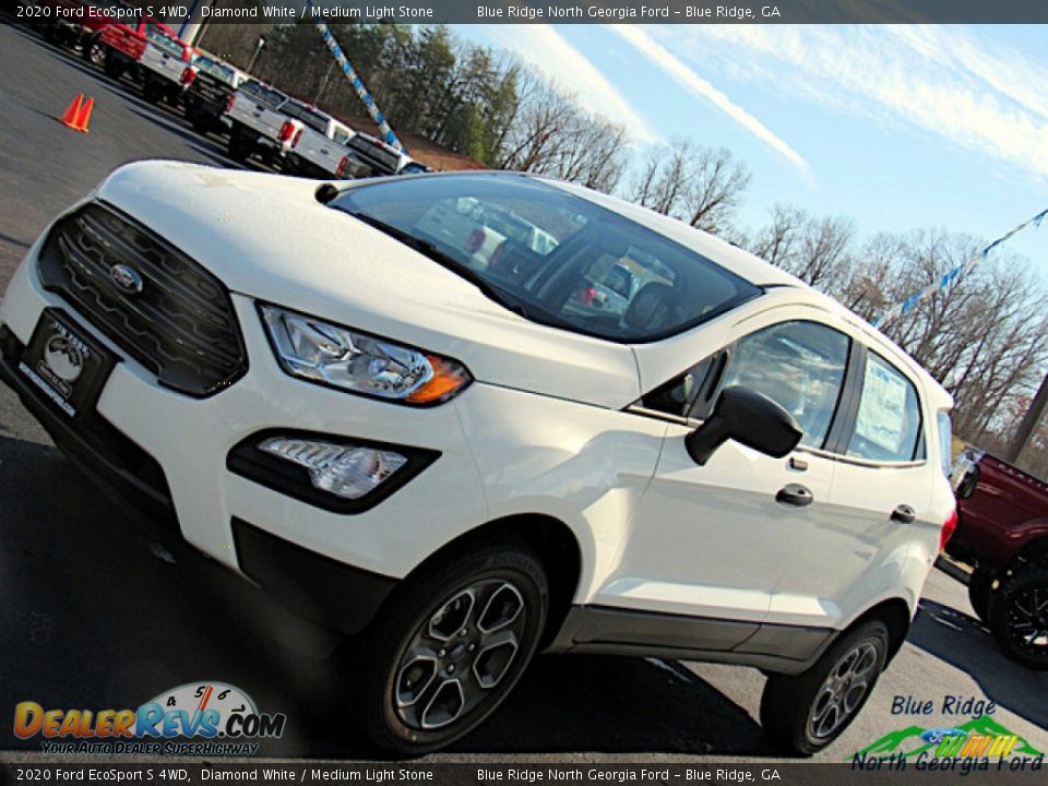 2020 Ford EcoSport S 4WD Diamond White / Medium Light Stone Photo #27