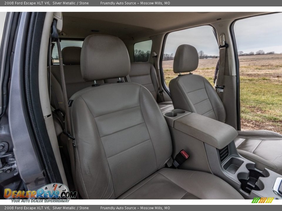 2008 Ford Escape XLT V6 Silver Metallic / Stone Photo #29