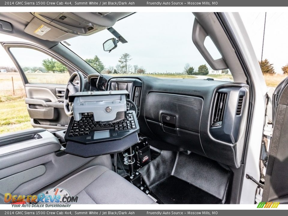 2014 GMC Sierra 1500 Crew Cab 4x4 Summit White / Jet Black/Dark Ash Photo #28