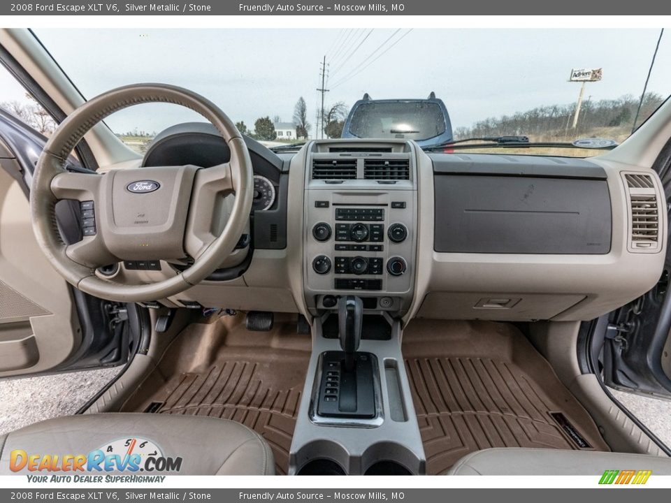 2008 Ford Escape XLT V6 Silver Metallic / Stone Photo #30