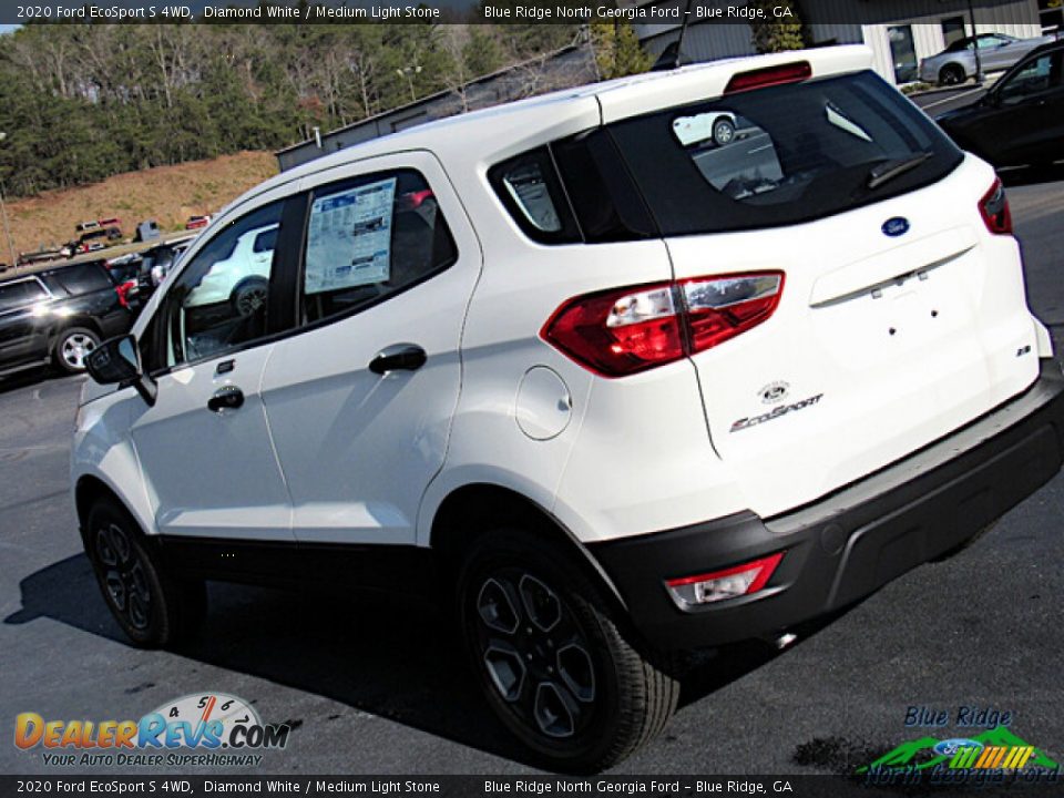 2020 Ford EcoSport S 4WD Diamond White / Medium Light Stone Photo #30