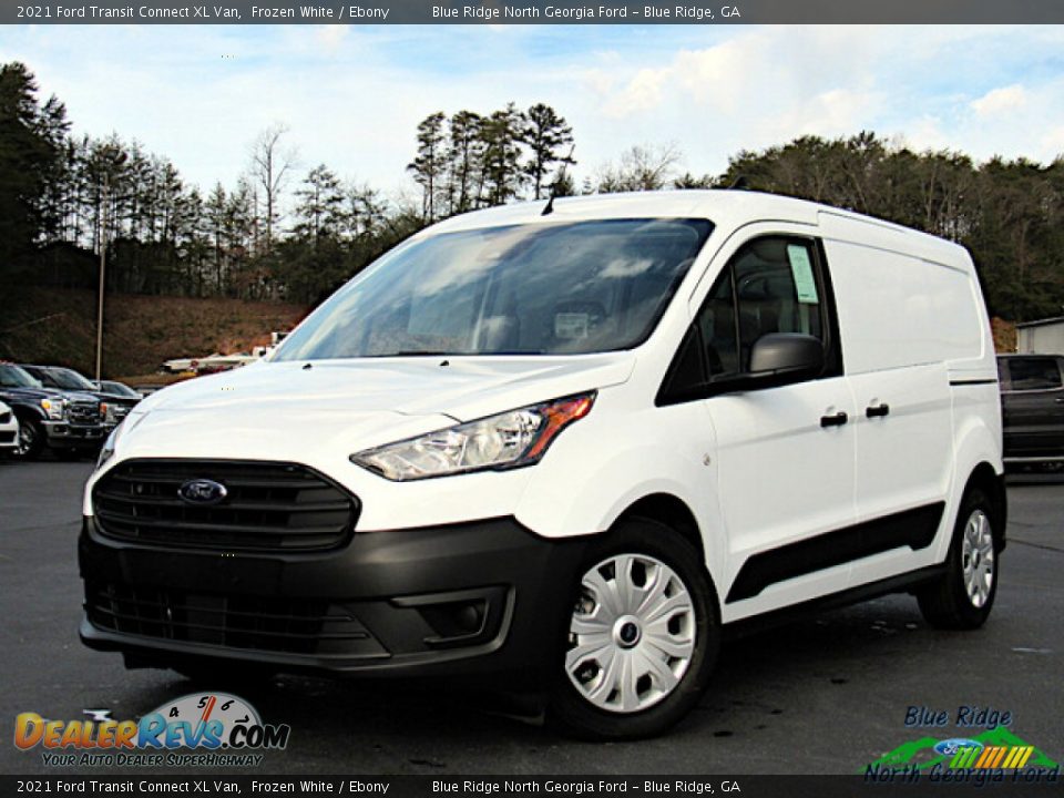 2021 Ford Transit Connect XL Van Frozen White / Ebony Photo #1