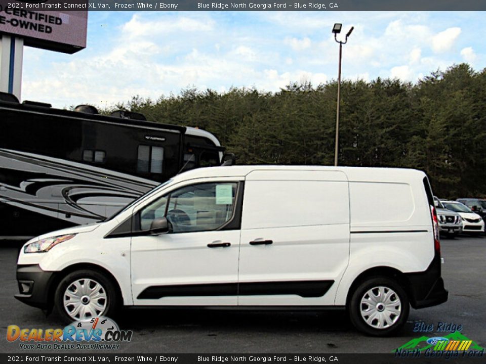 2021 Ford Transit Connect XL Van Frozen White / Ebony Photo #2