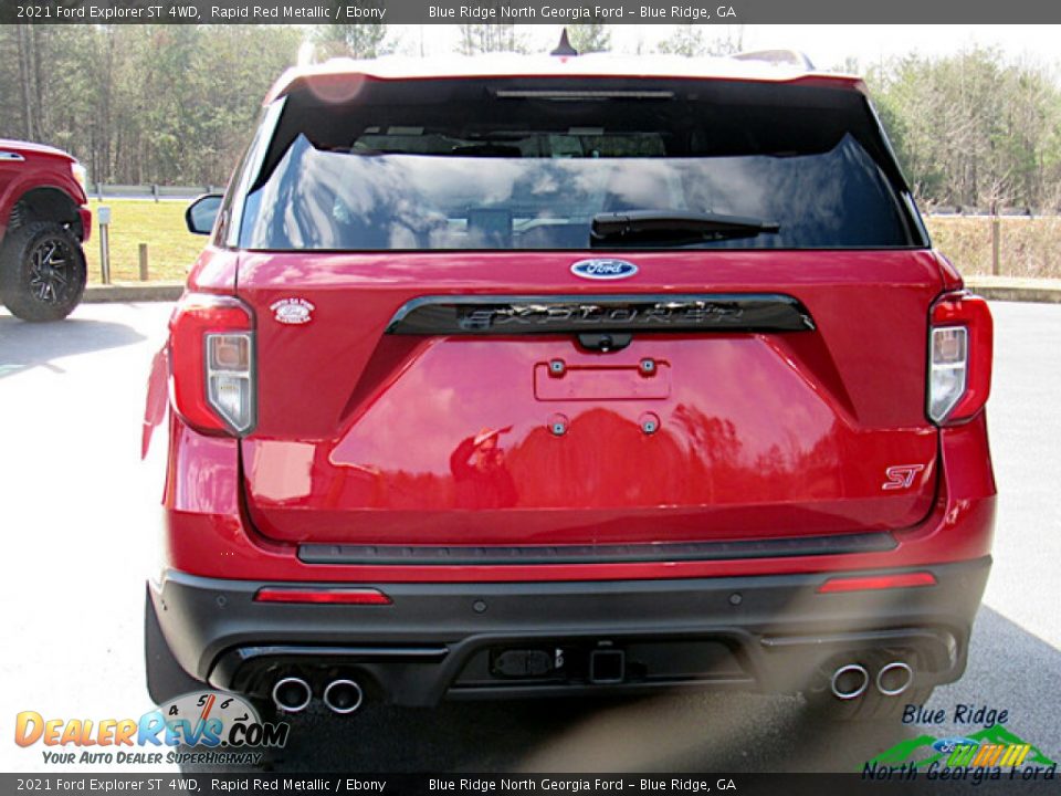2021 Ford Explorer ST 4WD Rapid Red Metallic / Ebony Photo #4
