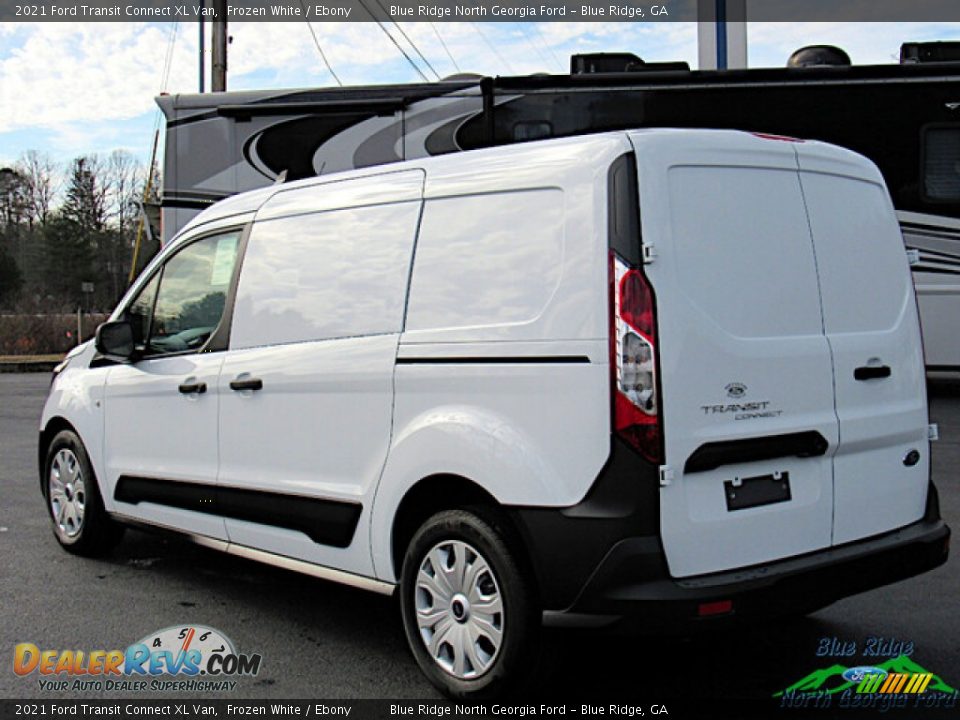 2021 Ford Transit Connect XL Van Frozen White / Ebony Photo #3