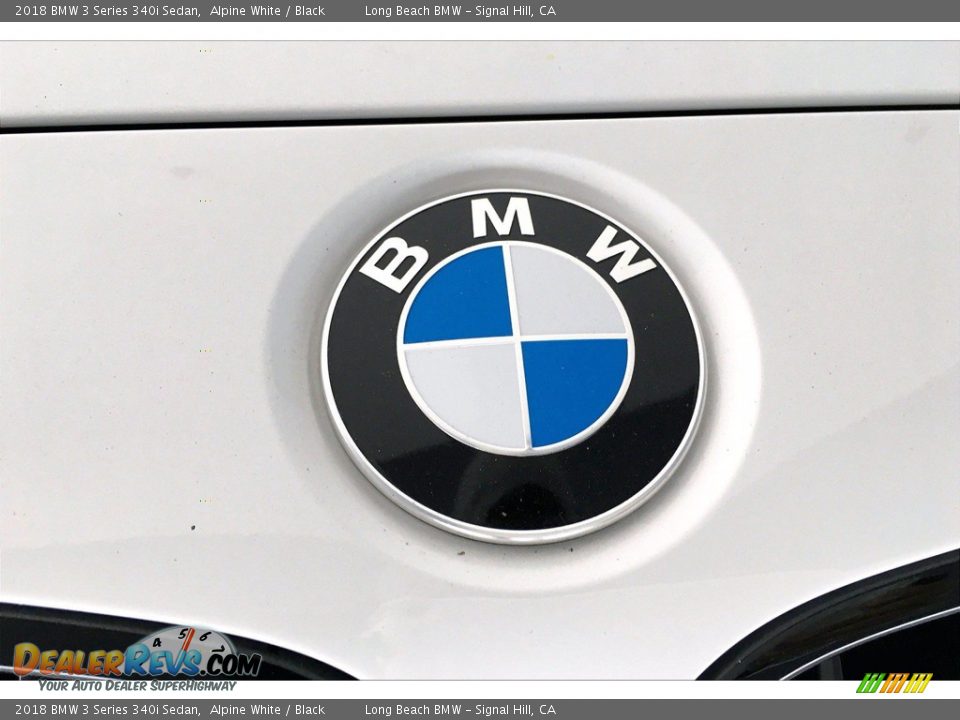 2018 BMW 3 Series 340i Sedan Alpine White / Black Photo #33