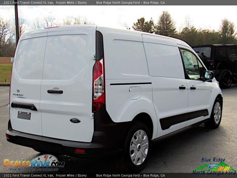 2021 Ford Transit Connect XL Van Frozen White / Ebony Photo #5